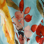 Satén Moda Ramilletes Verde - Ribes y Casals