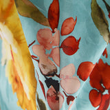 Satén Moda Ramilletes Verde - Ribes y Casals