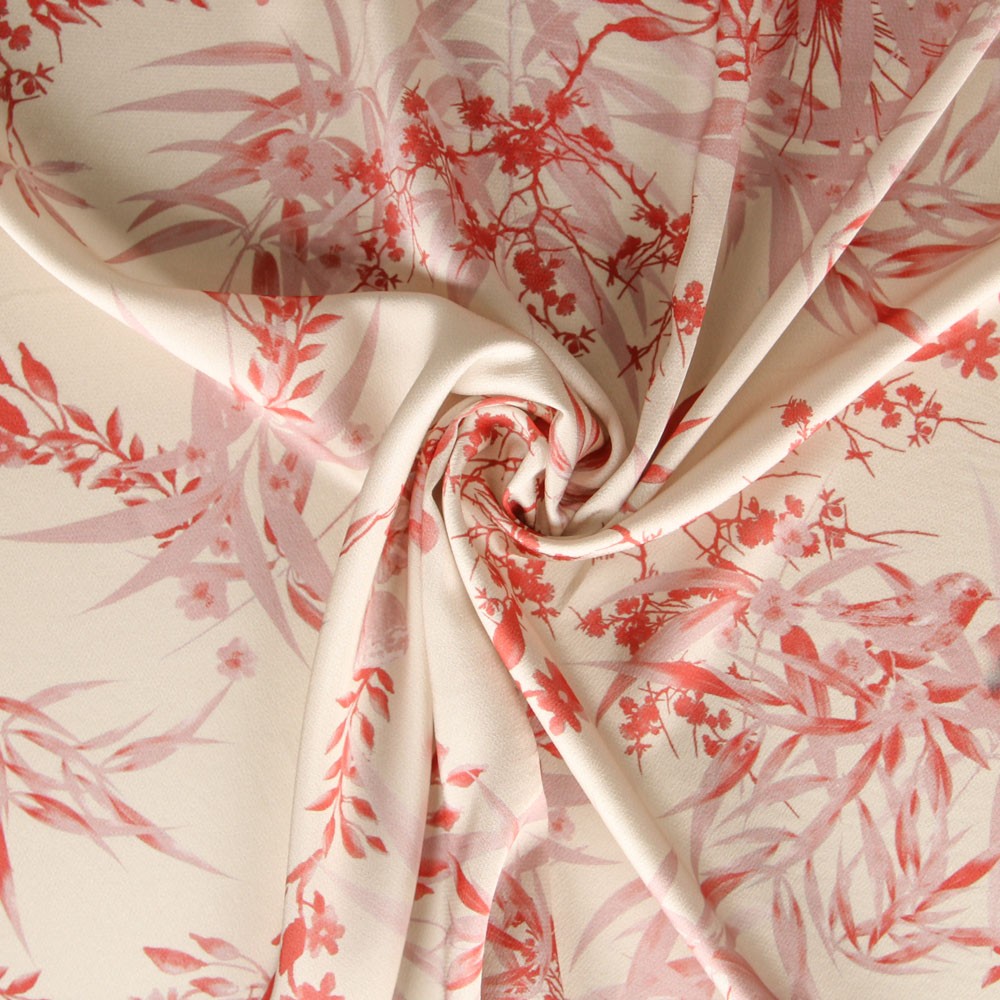 Satén Poliéster Kimono Cruda - Ribes y Casals