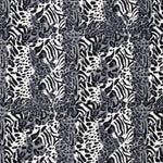 Satén Poliéster Leopardo Gris - Ribes y Casals