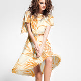 Satén Poliéster Selva Naranja - Ribes y Casals