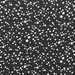 Satén Poliéster Topos Negra - Ribes y Casals