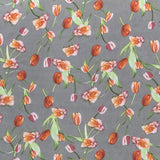 Satén Poliéster Tulipan Gris - Ribes y Casals