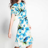 Satén Primavera Azul - Ribes y Casals