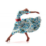 Satén Primavera Azul - Ribes y Casals