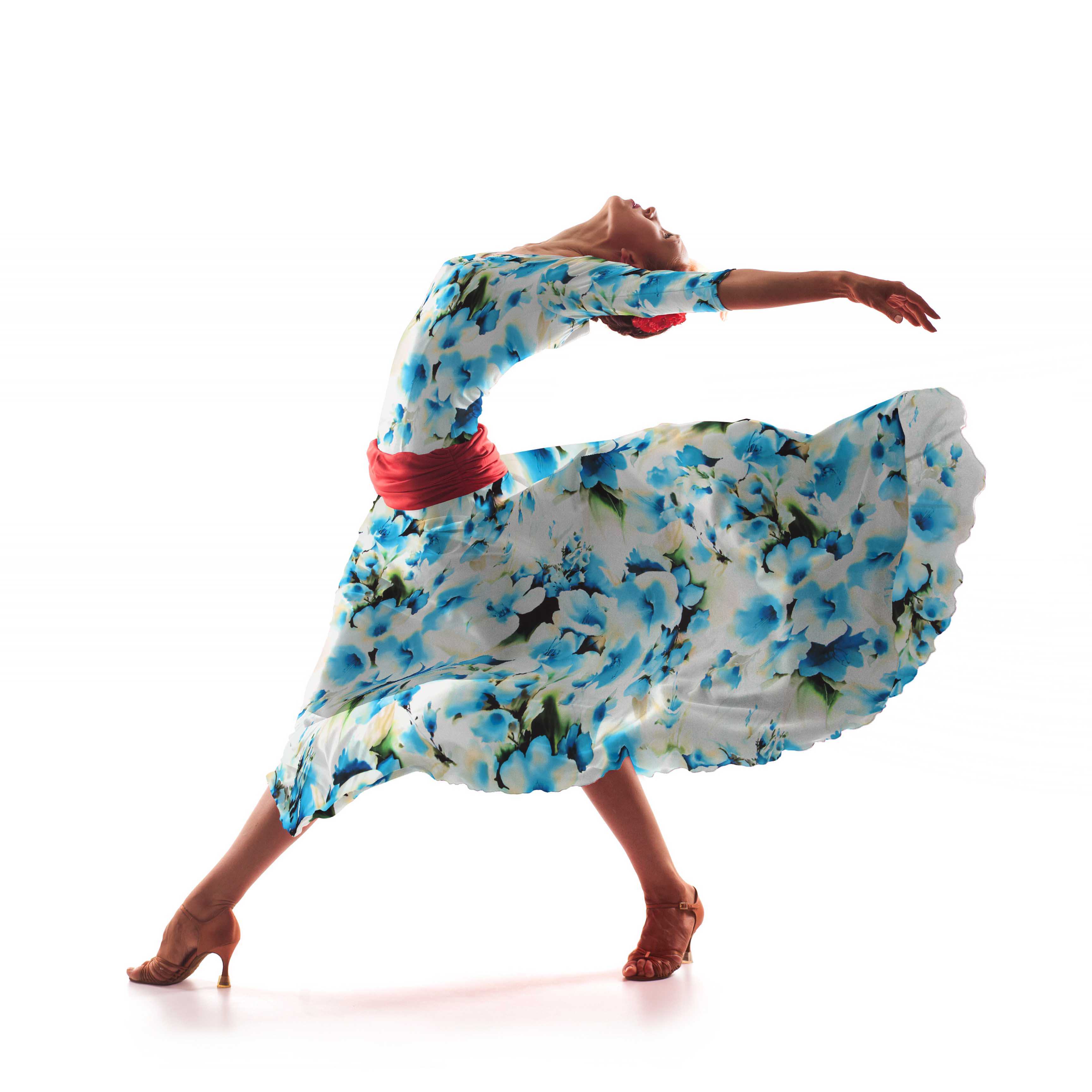 Satén Primavera Azul - Ribes y Casals