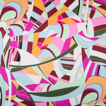 Satén Seda Italiana Abstracta Violeta - Ribes y Casals