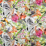 Satén Seda Italiana Floral Salvaje - Ribes y Casals