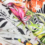 Satén Seda Italiana Floral Salvaje - Ribes y Casals