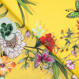 Satén Seda Italiana Tropical Amarillo - Ribes y Casals