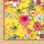 Satén Seda Italiana Tropical Amarillo - Ribes y Casals