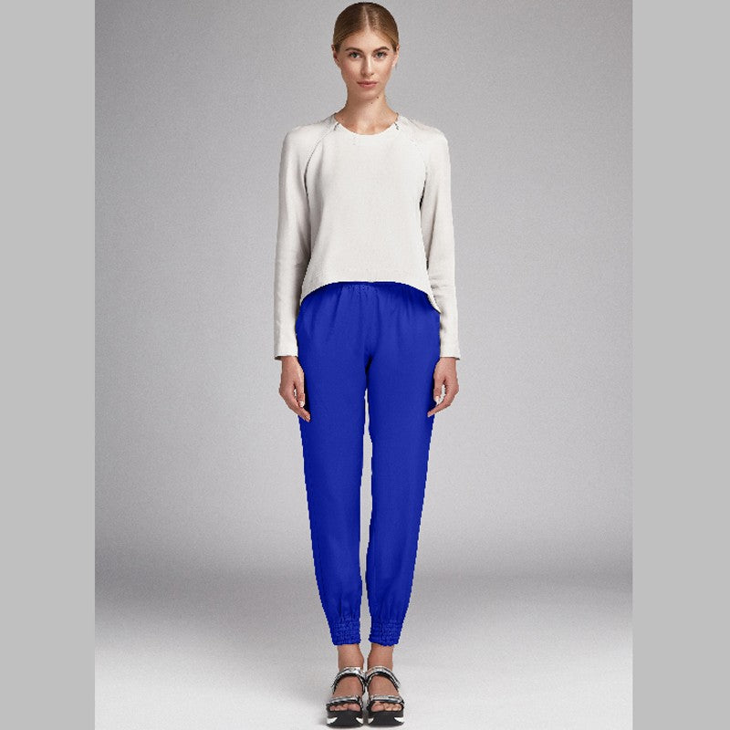 Satén Seda Natural Azulina - Ribes y Casals