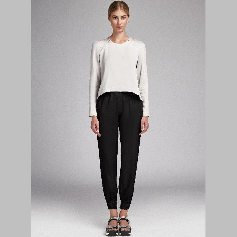 Satén Seda Natural Negro - Ribes y Casals