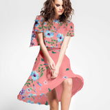 Satén Shanghái Coral - Ribes y Casals