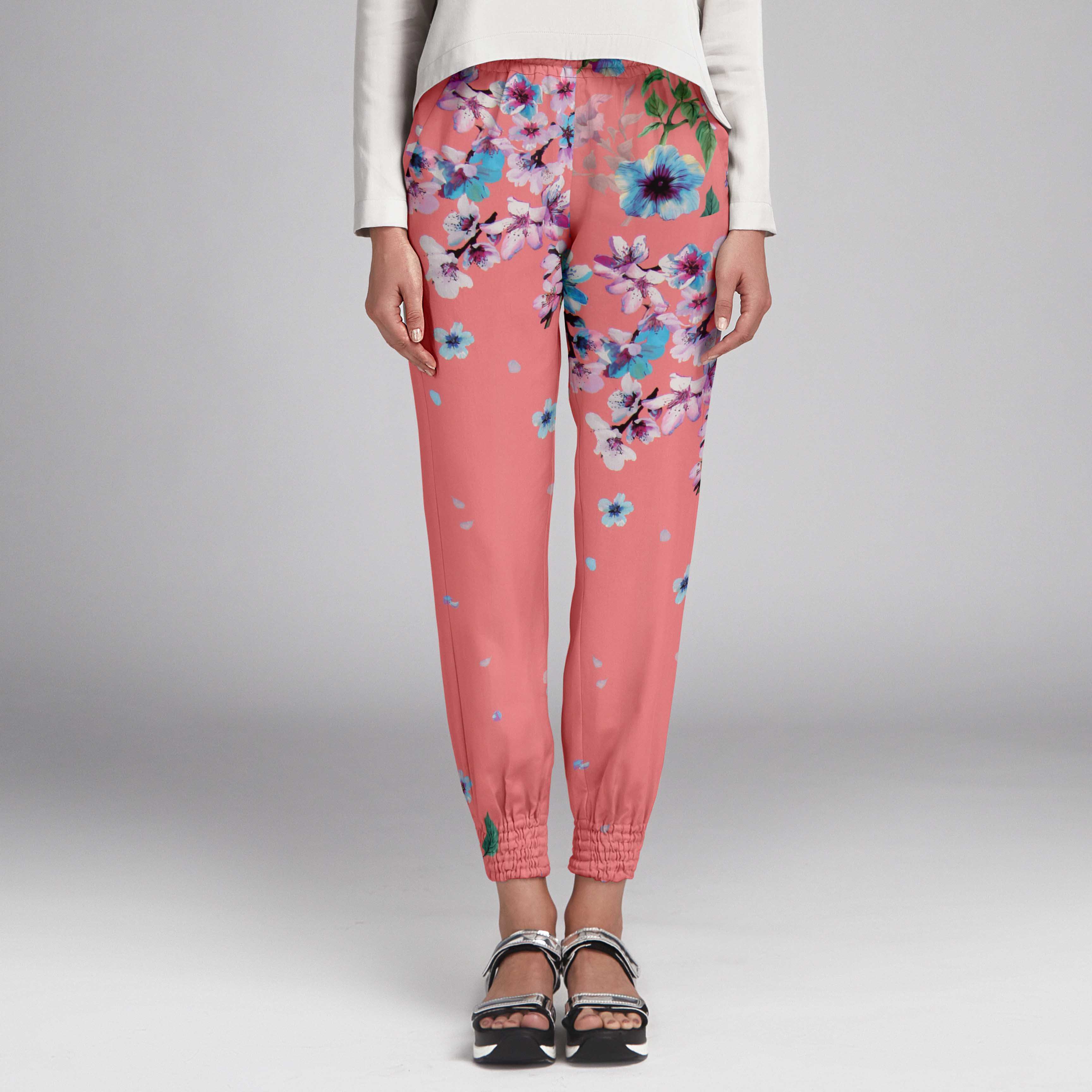 Satén Shanghái Coral - Ribes y Casals