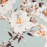 Satén Verde Agua Flor - Ribes y Casals