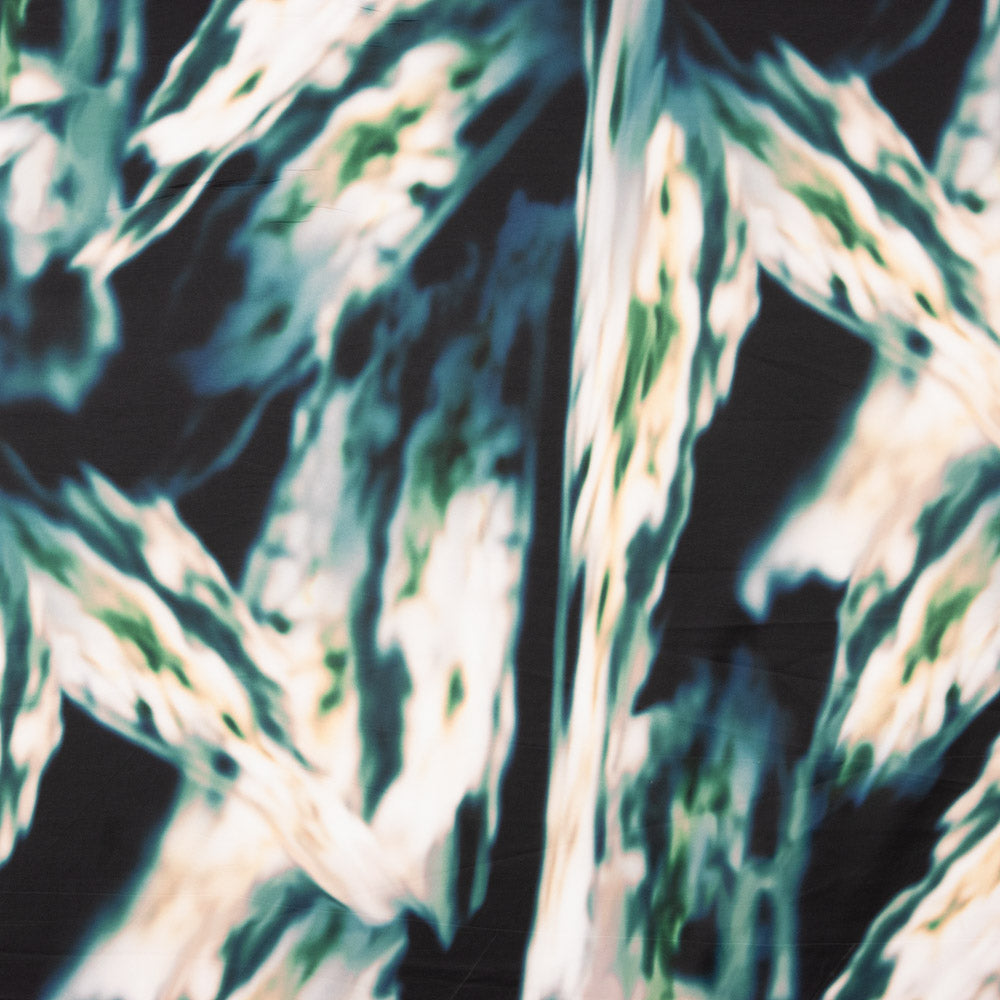 Satén Poliéster Degradé verde Oscuro - Ribes y Casals