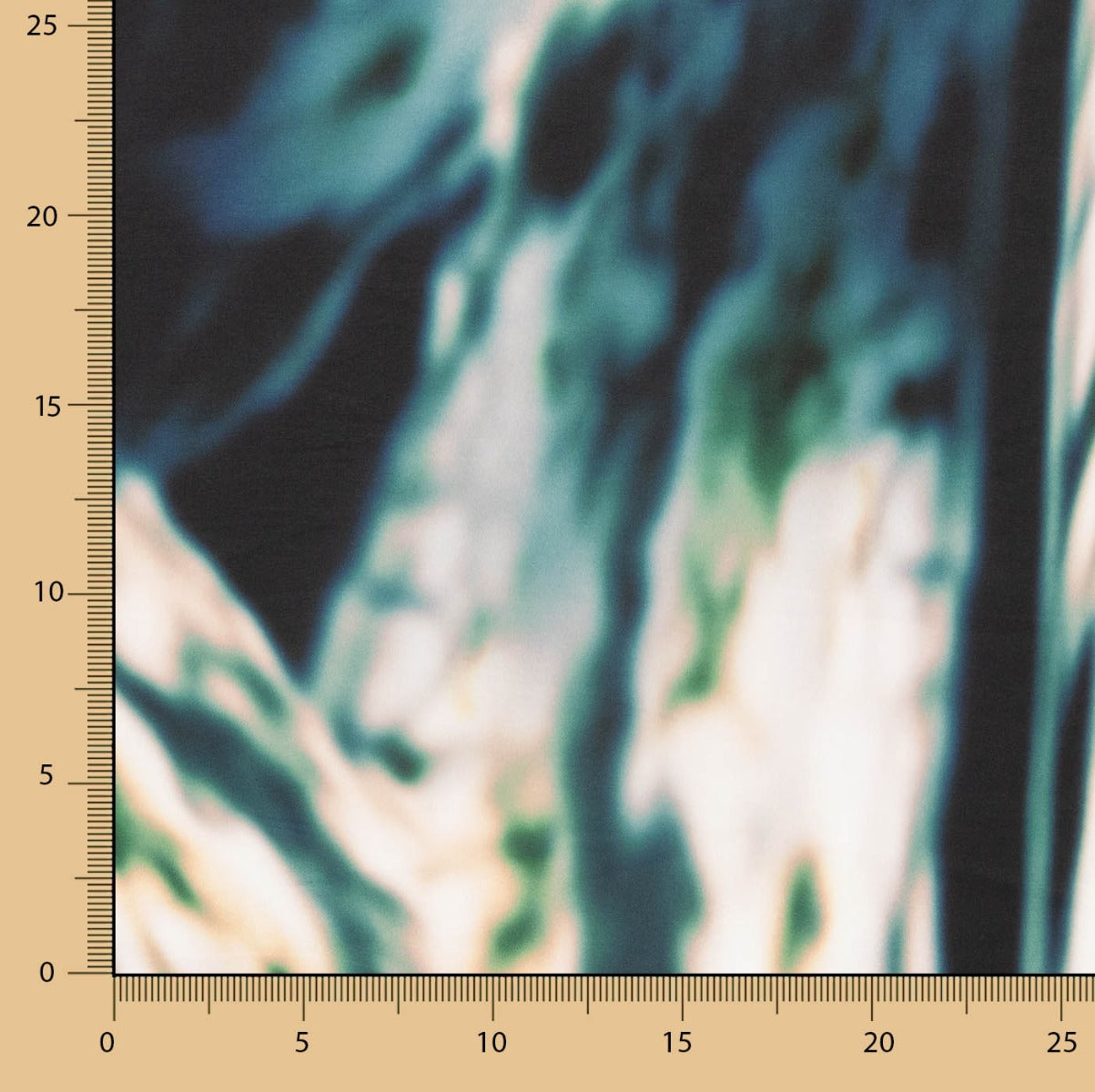 Satén Poliéster Degradé verde Oscuro - Ribes y Casals