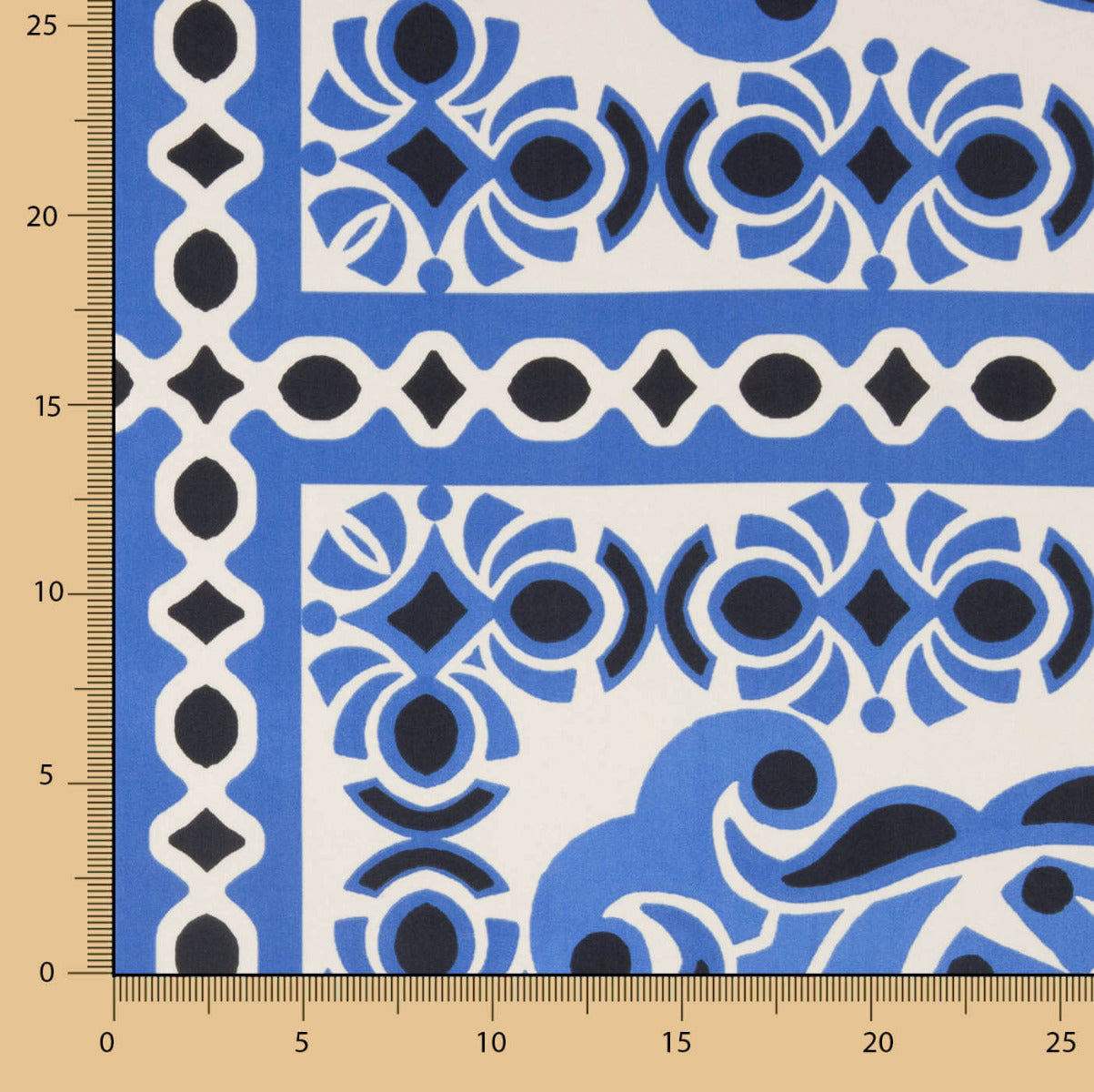 Panel de Satén Cerámica Azul 90x150 cm. - Ribes y Casals