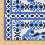 Panel de Satén Cerámica Azul 90x150 cm. - Ribes y Casals