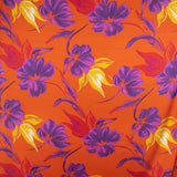 Satén Estampado Tuser Naranja - Ribes y Casals