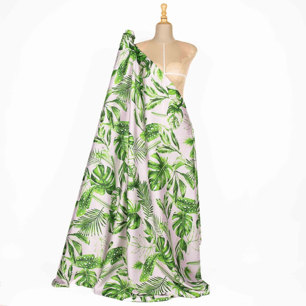 Satén Estampado Vita Blanco - Ribes y Casals