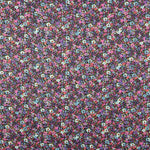 Satén Poliéster Estampado Multiflor Roja - Ribes y Casals