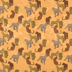 Satén Jacquard Leopardo Camel - Ribes y Casals