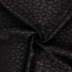 Satén Jacquard Viscosa Negro - Ribes y Casals