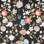 Satén Estampado Manila Negro - Ribes y Casals