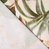 Satén Poliéster Estampada Orquídeas Tropicales - Ribes y Casals