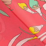 Gasa Poliéster Frambuesa Flor - Ribes y Casals