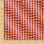 Twill Poliéster Lunares Rosa - Ribes y Casals