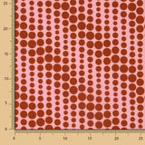 Twill Poliéster Lunares Rosa - Ribes y Casals