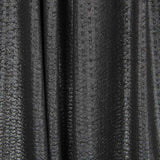 Seersucker Foil Printed Plata Negro - Ribes y Casals