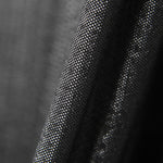 Seersucker Foil Printed Plata Negro - Ribes y Casals