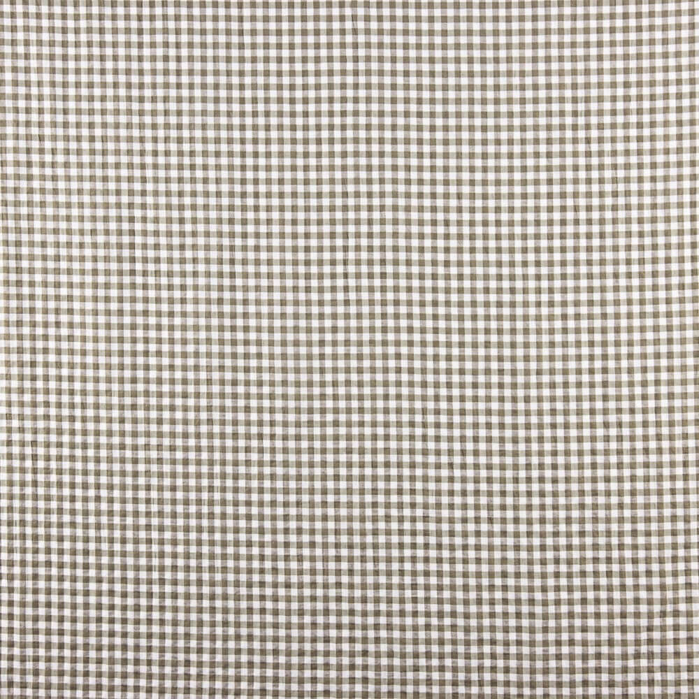 Seersucker Cuadro Mini Gris Verdoso - Ribes y Casals