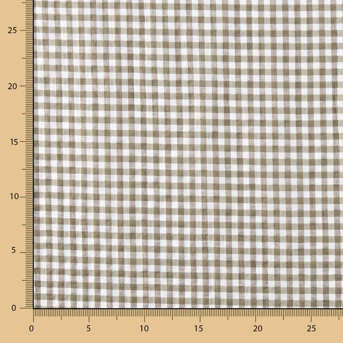 Seersucker Cuadro Mini Gris Verdoso - Ribes y Casals