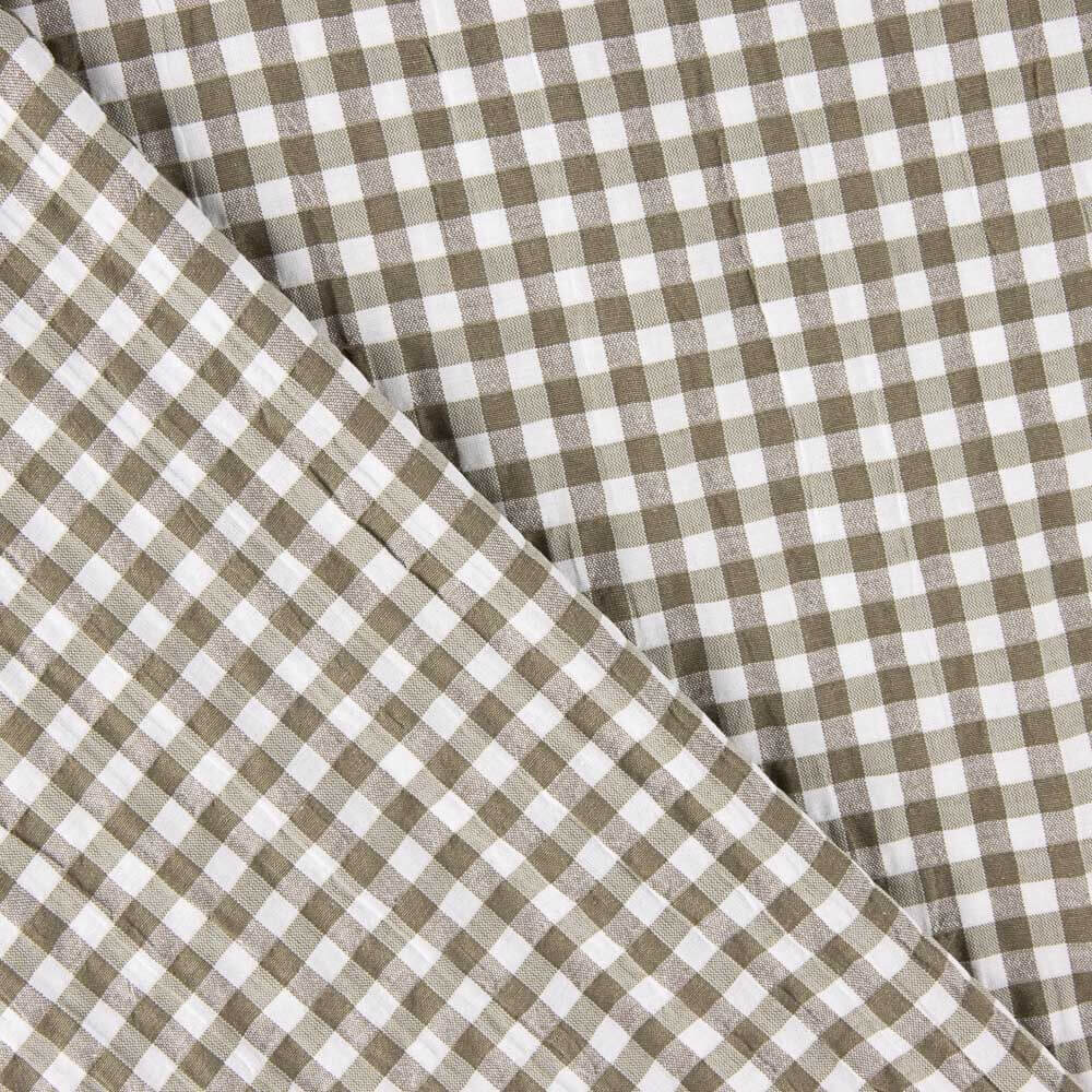 Seersucker Cuadro Mini Gris Verdoso - Ribes y Casals