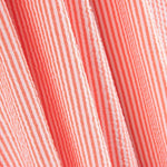 Seersucker Raya Vichy Mini Mandarina - Ribes y Casals