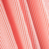 Seersucker Raya Vichy Mini Mandarina - Ribes y Casals