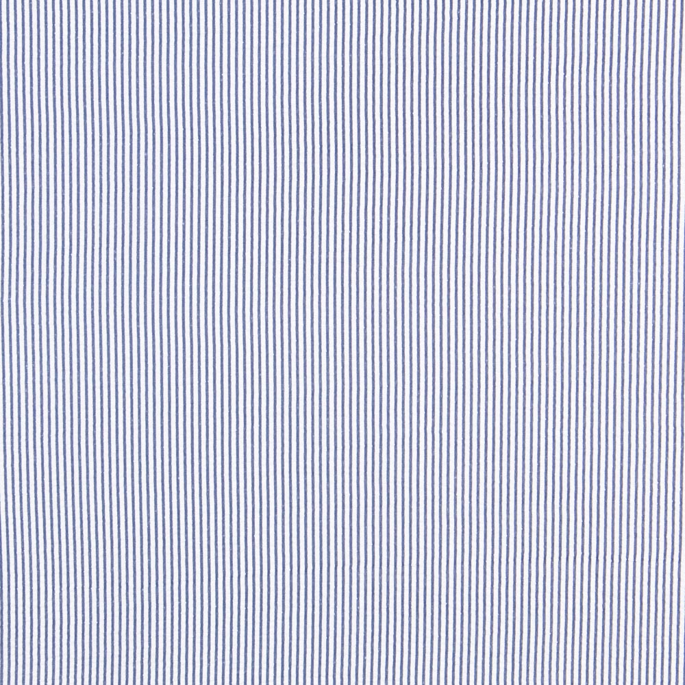Tela Seersucker Rayas Marino - Ribes y Casals