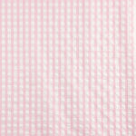 Seersucker Tencel Cuadros Maxi Rosa - Ribes y Casals