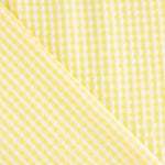Seersucker Tencel Cuadros Mini Amarillo - Ribes y Casals