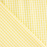 Seersucker Tencel Cuadros Mini Amarillo - Ribes y Casals