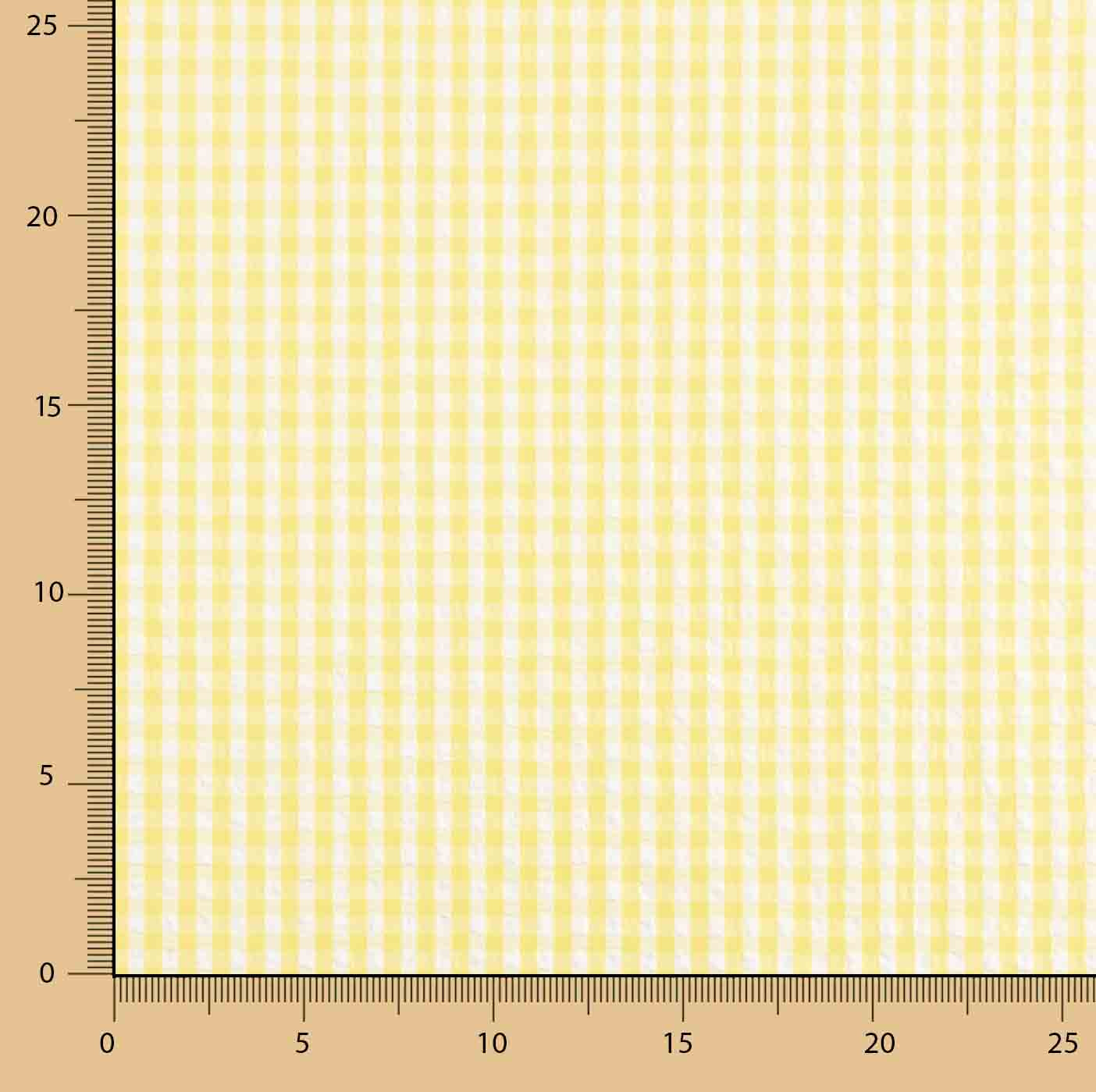Seersucker Tencel Cuadros Mini Amarillo - Ribes y Casals
