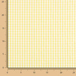 Seersucker Tencel Cuadros Mini Amarillo - Ribes y Casals