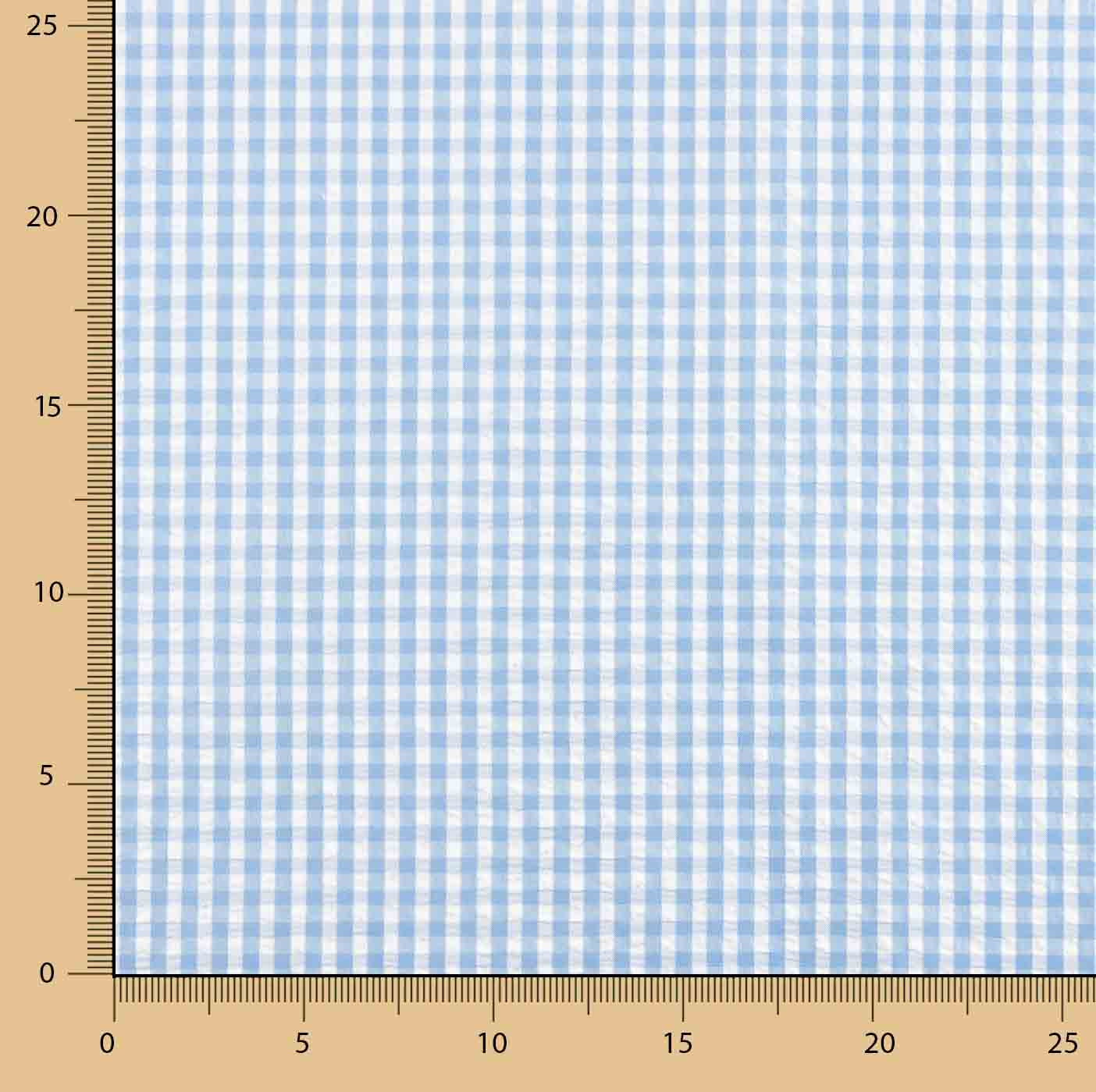 Seersucker Tencel Cuadros Mini Azul - Ribes y Casals