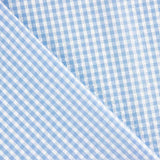 Seersucker Tencel Cuadros Mini Azul - Ribes y Casals