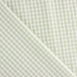 Seersucker Tencel Cuadros Mini Verde - Ribes y Casals